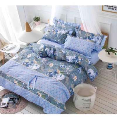 100% POLYESTER BRUSHED PRINTED FABRIC FOR BED SHEET SETS